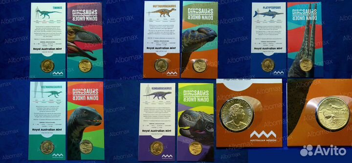 Австралия Наборы монет в Официальных буклетах