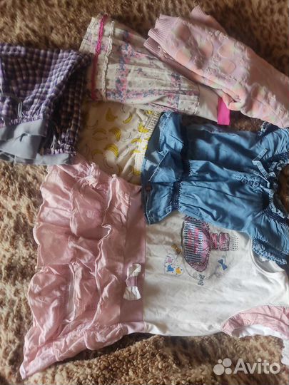 Вещи пакетом на девочку 116 122