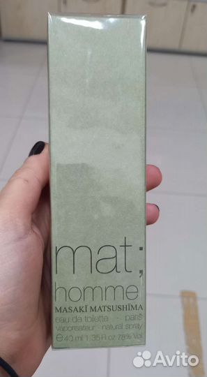 Туалетная вода Masaki Matsushima Mat; Homme 40ml