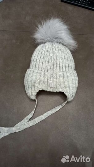Шапка зимняя для девочки 48-50
