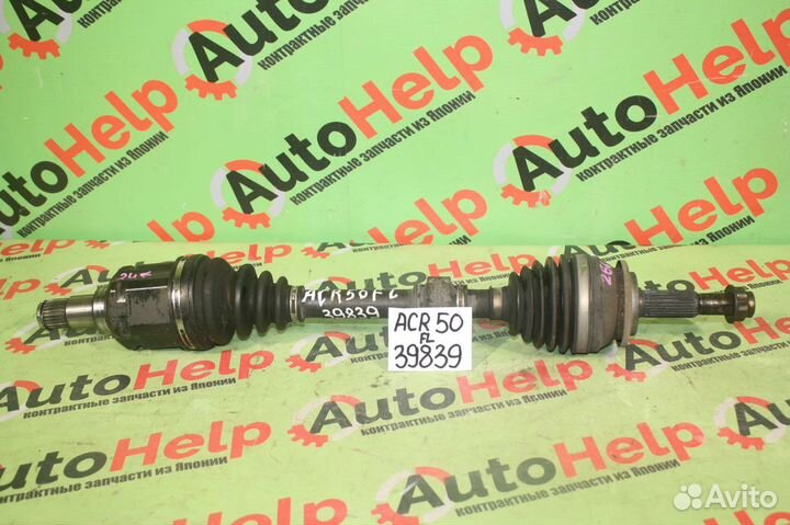 Привод toyota estima ACR50W 2AZ-FE передний левый