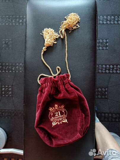 Бархатный мешочек для виски