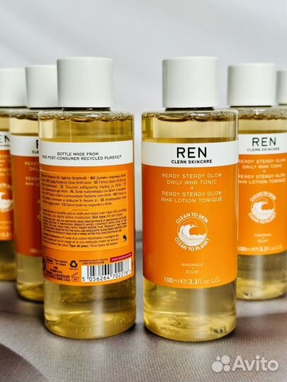 REN Ready Steady Glow Daily AHA Tonic Тоник