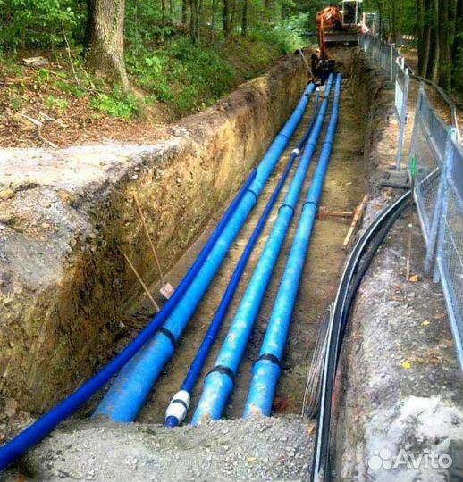 Горизонтально направленное бурение/Гнб/Водопровод