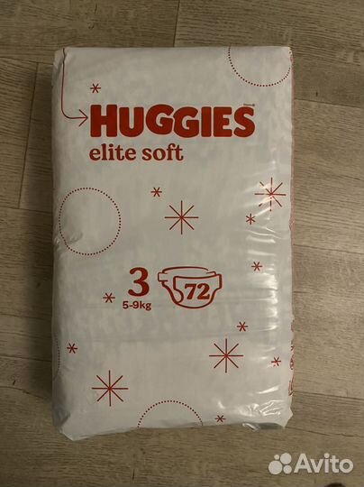 Подгузники 3 huggies elit soft
