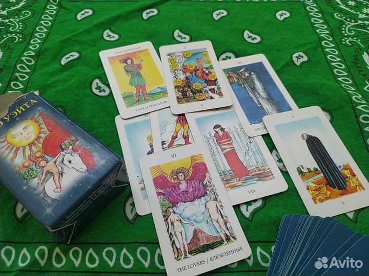 Коллекционный набор книга и Таро Уэйта мини