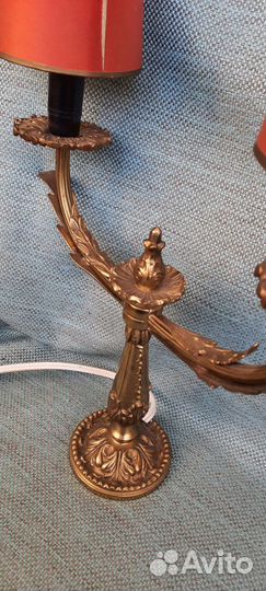 Лампа настольная старинная