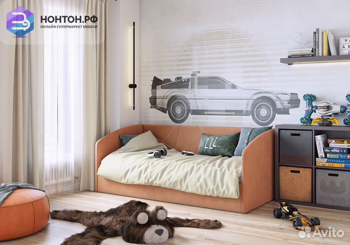 Софа Квест оранжевая