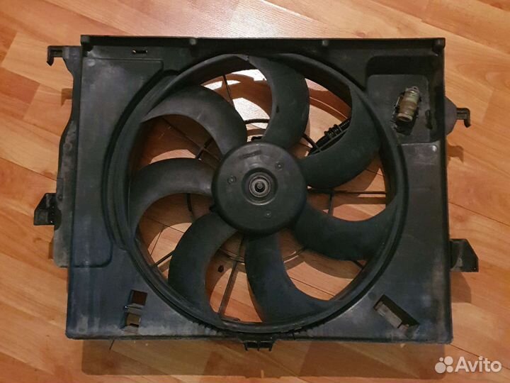 Вентилятор охлаждения hyundai solaris / kia rio