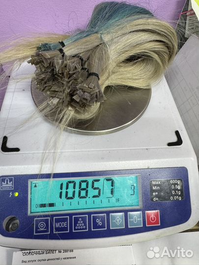 Волосы для наращивания блонд
