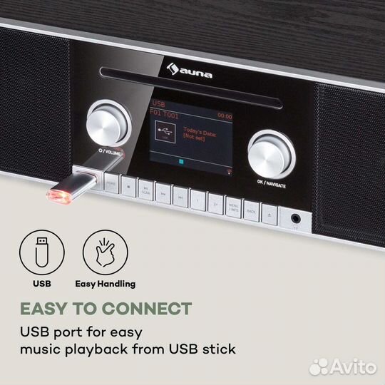 Интернет радиоприемник с cd Auna