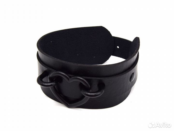 Браслет Черное сердце