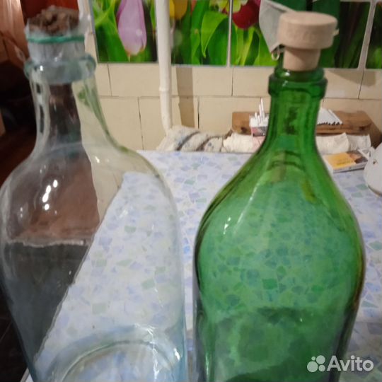 Бутылка стеклянная