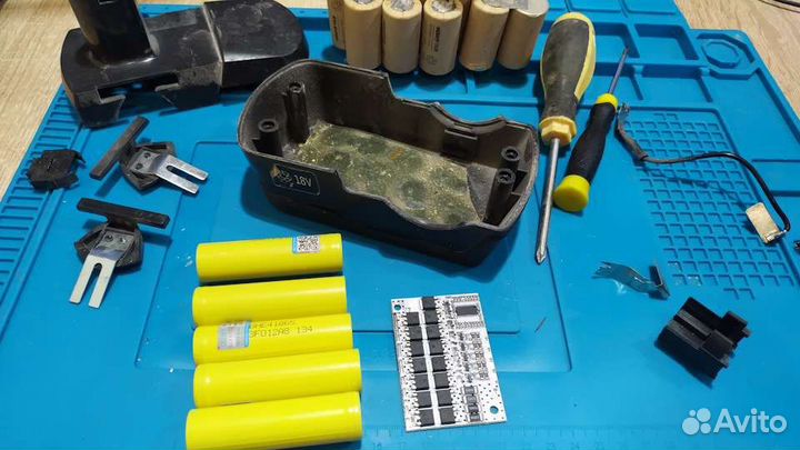 Переделка аккумуляторов для шуруповерта под Li-Ion