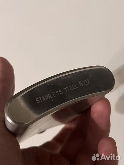 Флажка стальная походная 180мл, 6oz