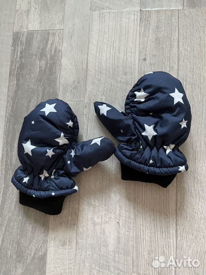 Варежки детские зимние 1-2 года
