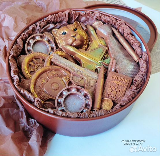 Шоколадные подарки на 23 февраля