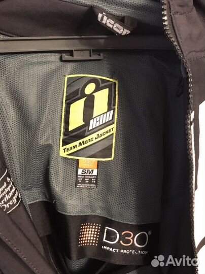 Мотокуртка icon (вставки D3O )