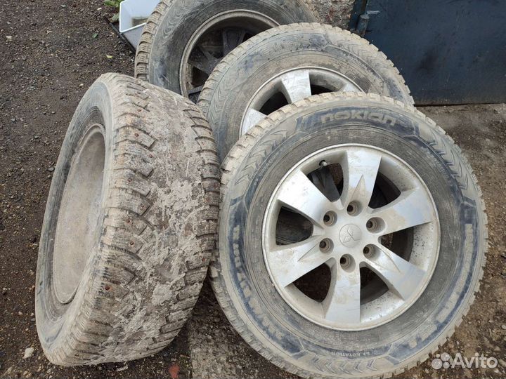 Колеса шипованные r17 mirsubishi