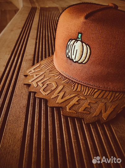 Снэпбэк уникальный деревянный дизайн halloween