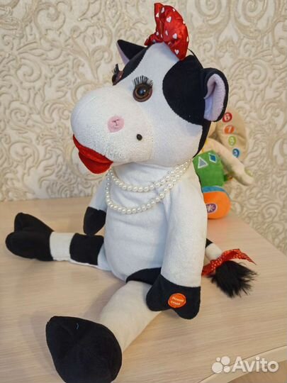 Игрушка мягкая игрушка Корова Буренка музыкальная