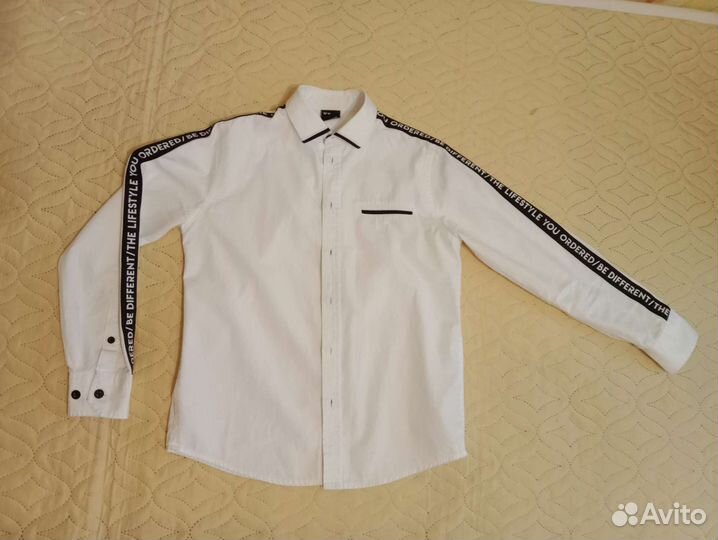 Рубашка белая O'stin рост 134