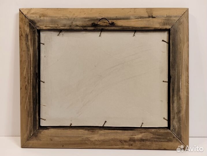 Картина Туман 1979г Борисович рисунок масло пейзаж