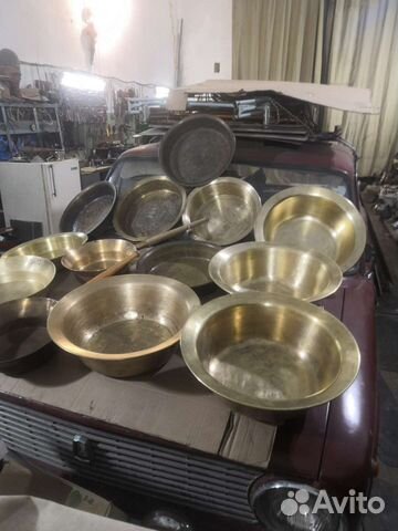 Тазы латуно-медные