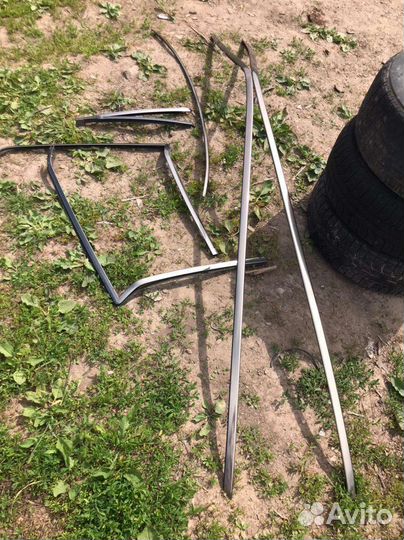 Хром молдинги крыши стекла Mercedes w124