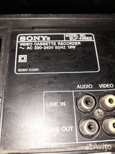 Видеомагнитофон sony на запчасти