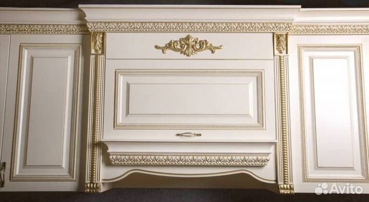 Кухонная мебель «Аманта» серебро/золото /угловые