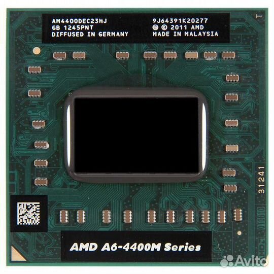 Процессор AMD A6-4400M am4400dec23hj