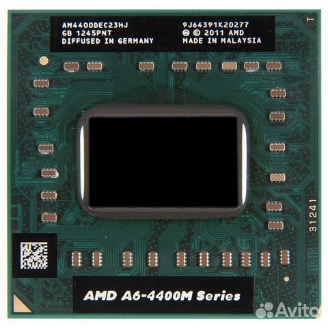 Процессор AMD A6-4400M am4400dec23hj