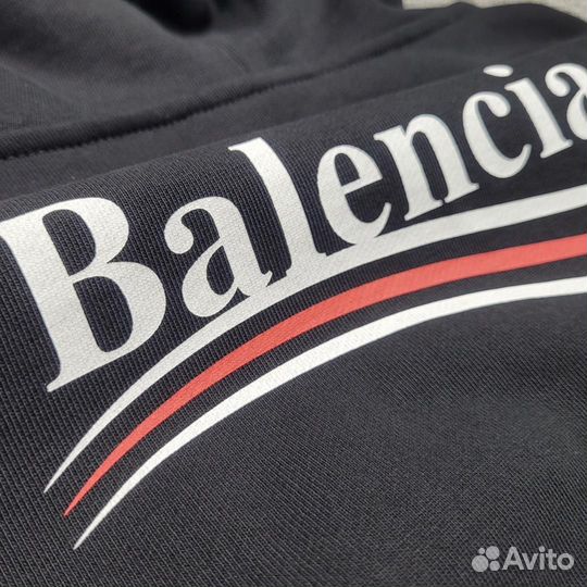 Черная худи Balenciaga