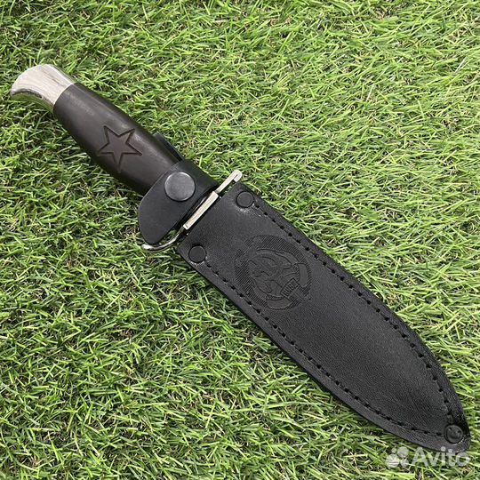 Туристический нож Нквд (нержавеющая сталь,граб)