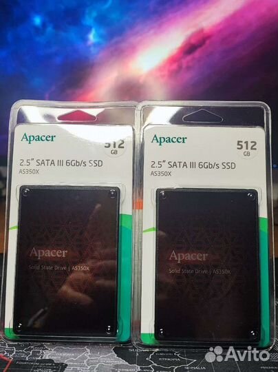 SSD 512GB Apacer AS350X Новые