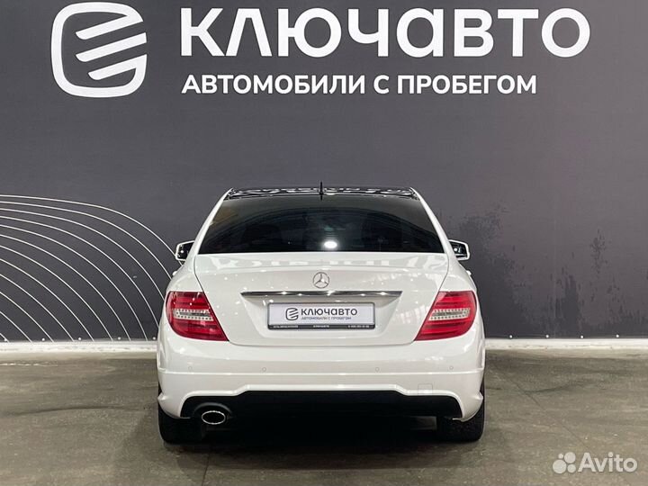 Mercedes-Benz C-класс 1.6 AT, 2012, 211 000 км