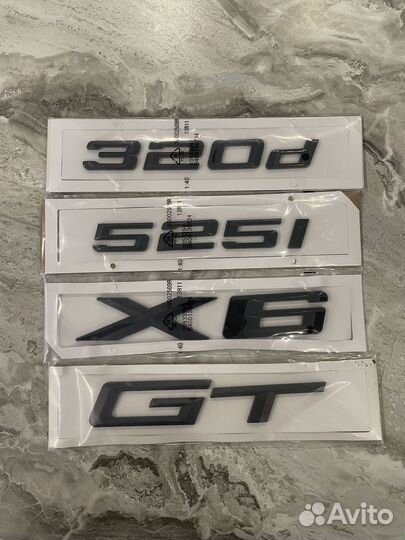 Цифры багажник на Bmw