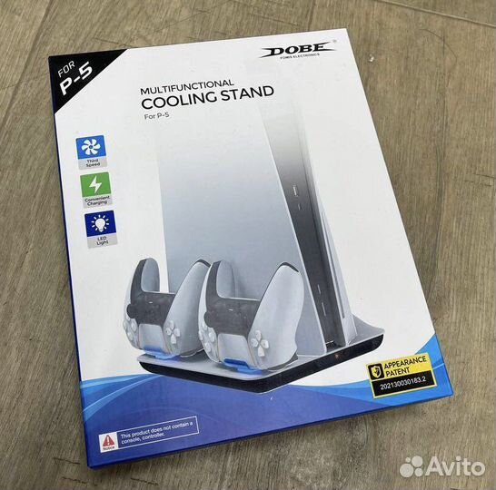 Подставка для ps4 ps5 с охлаждением оригинал