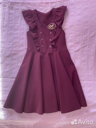 Форма бордовая 134 размер