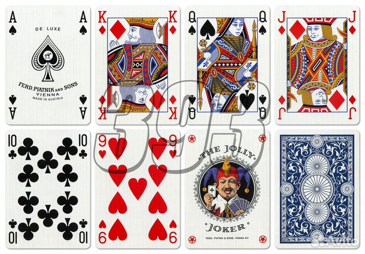 Карты Классическая серия покера (синяя руб (51999)