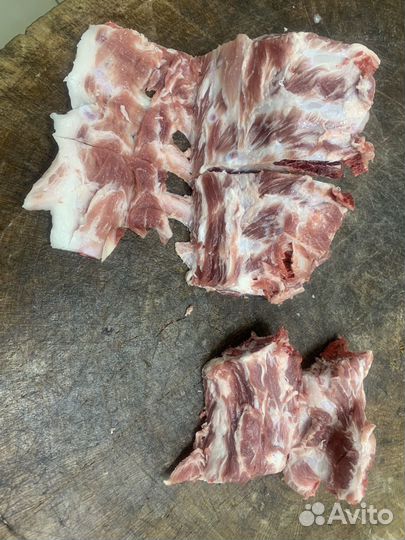 Мясо и кости для собак