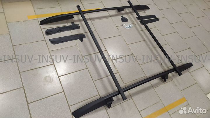 Рейлинги Шевроле-Нива (черные) VM