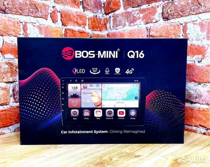 Магнитола android 9 дюймов BOS mini Q16