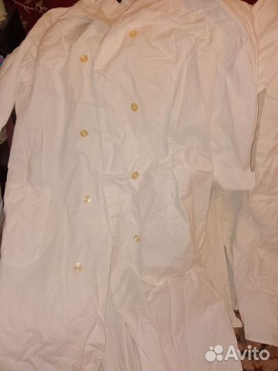 Белые халаты 60-62 р.медецинские