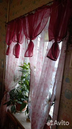 Занавеска для кухни или комнаты