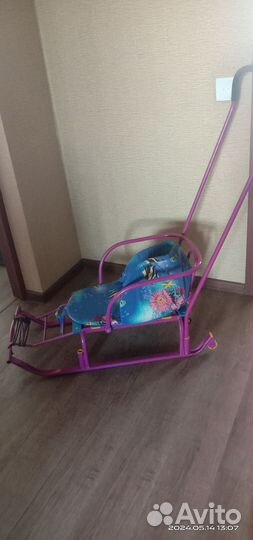 Детские санки с колесами