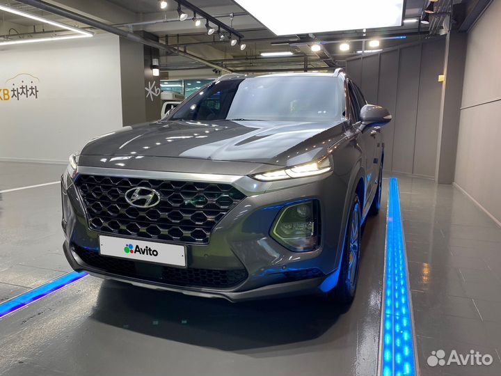 Hyundai Santa Fe AT, 2019, 41 000 км