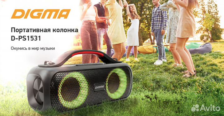 Портативная акустика Bluetooth колонка 40W (новая)