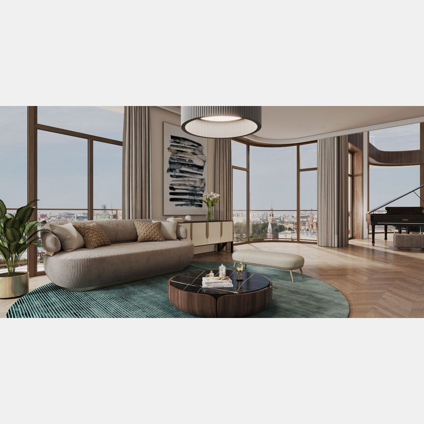 2-к. квартира, 144,6 м², 3/14 эт.